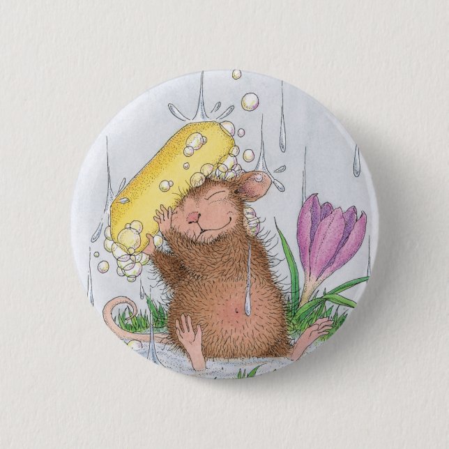 House-Mouse Designs® -  Good Clean Fun 6 Cm Round Badge (Front)