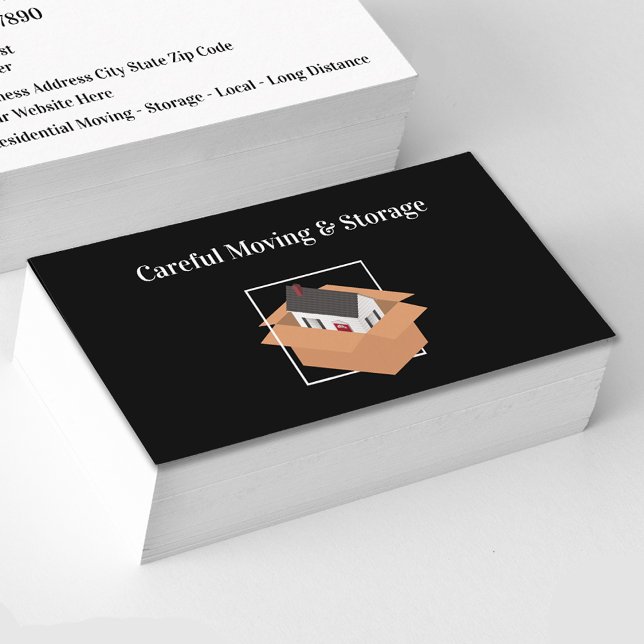 House Movers Moving And Storage Business Card (Creator Uploaded)