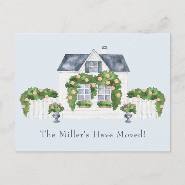 House Moving Announcement Postcard (Front)