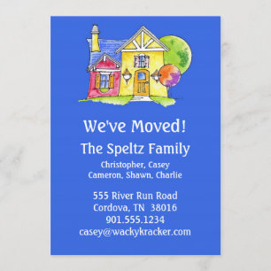 House Moving Announcment Announcement