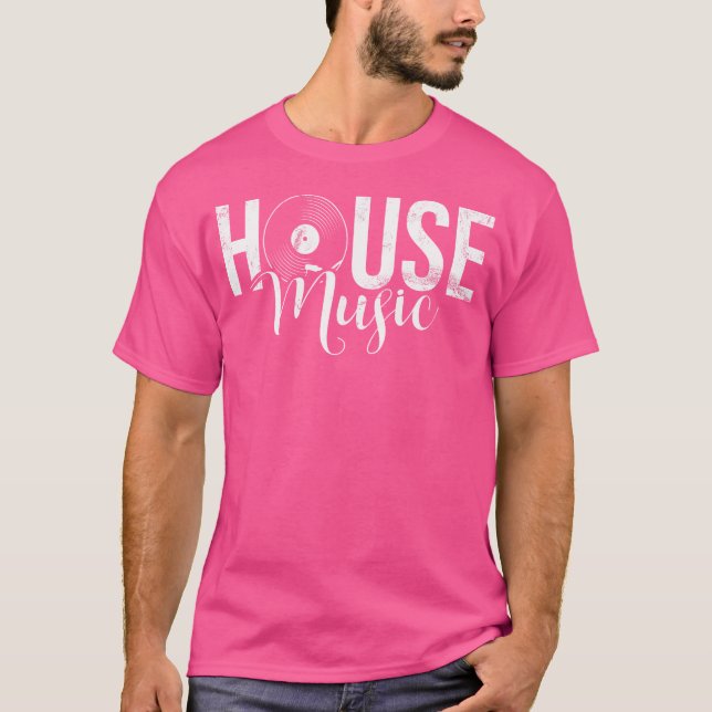 House Music Edm Rave Dj Electro Deep House Lover T-Shirt (Front)