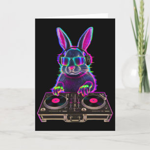 House Music Festival Bunny Dj Techno Rave Edm East Card
