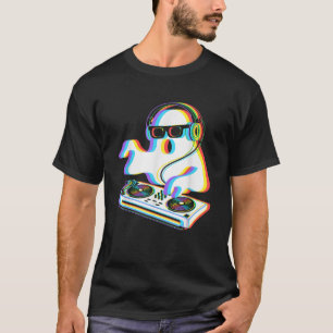 House Music ghost dj Optical Illusion EDM hallowee T-Shirt