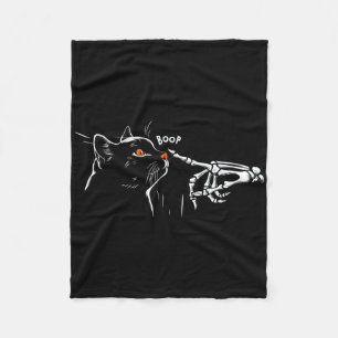 House Music Ghost Halloween Techno Rave Halloween  Fleece Blanket