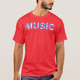 House Music Glitch Optical Illusion EDM Rave DJ Sm T-Shirt