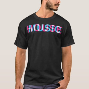 House Music Glitch Optical Illusion - Edm Rave Dj T-Shirt
