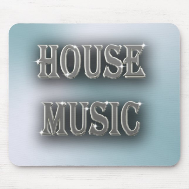 House Music Mouse Pad (Front)