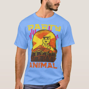 House Music Rave Cat Party Animal Kitty Dj Youth C T-Shirt