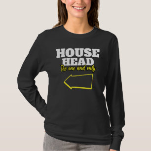 House Music Rave House Head T-Shirt
