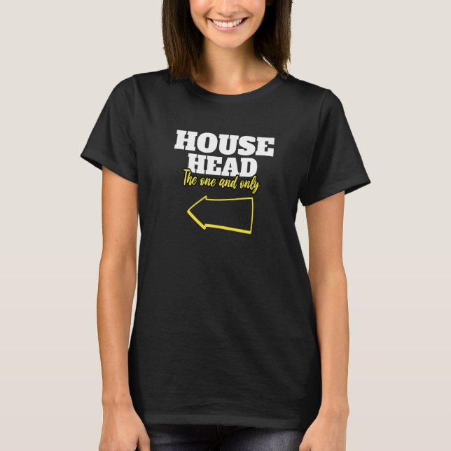 House Music  Rave House Head T-Shirt (Front)