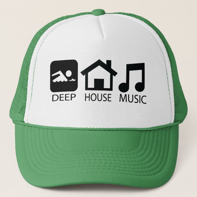 House Music Trucker Hat (Front)