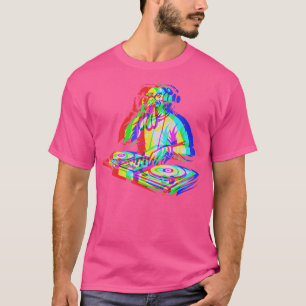 House Music Turkey Optical Illusion Edm Thanksgivi T-Shirt