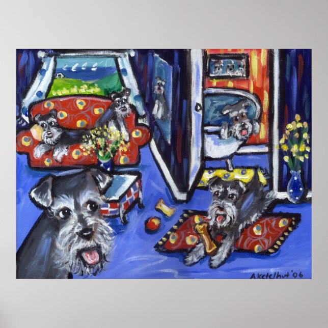 House 'o Schnauzers Poster (Front)