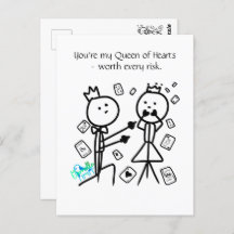 House of Cards Customised Postcard