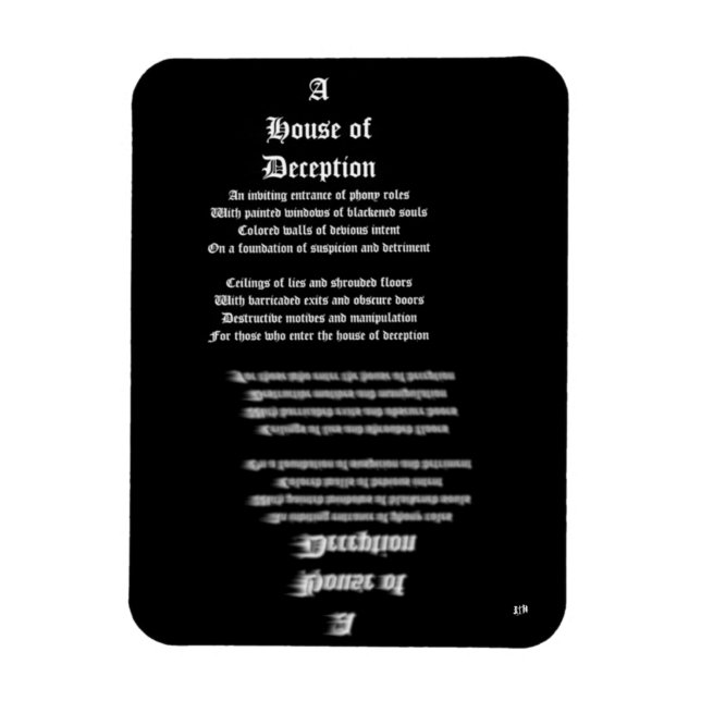 House of Deception Magnet (Vertical)