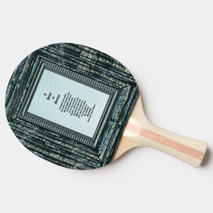 House of Destiny Ping Pong Paddle