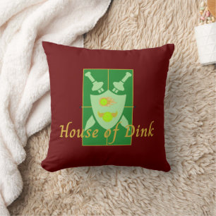 House of Dink Pickleball Crest   Cushion