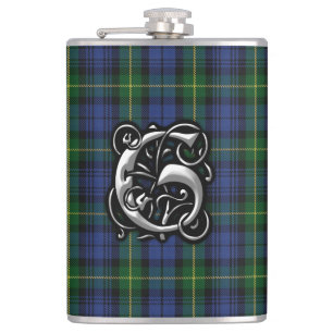House of Gordon Clan Tartan Old Scotland Flask