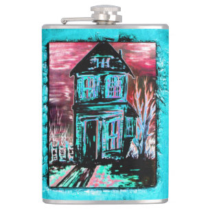 House of Invitation Hip Flask