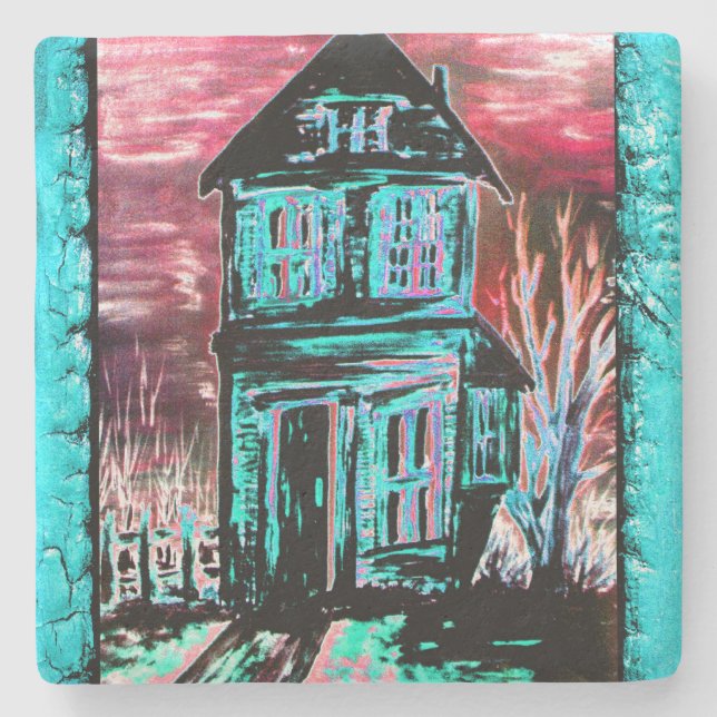 House of Invitation Stone Coaster (Front)
