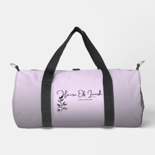 House Of Lavish Lilac Noir Gym Travel Duffel Bag