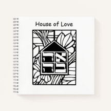 House of Love Spiral Notebook