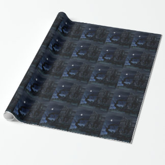 house of scary dreams wrapping paper