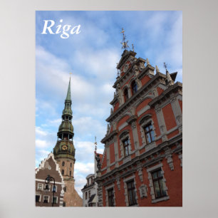House of the Blackheads. Riga, Latvia Poster