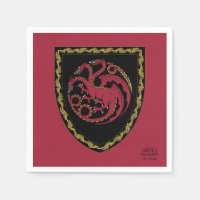HOUSE OF THE DRAGON Badge Napkins