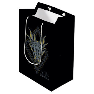HOUSE OF THE DRAGON Balerion Skull Diamond Crest Medium Gift Bag