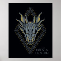 HOUSE OF THE DRAGON | Balerion Skull Diamond Crest