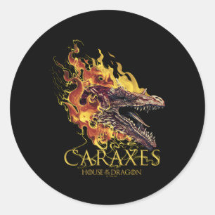 House Of The Dragon Caraxes Classic Round Sticker