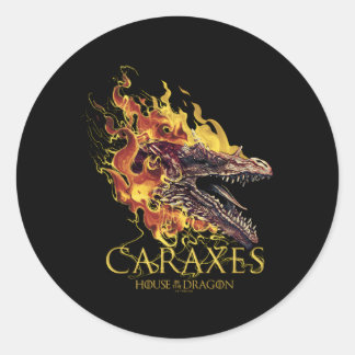House Of The Dragon Caraxes Classic Round Sticker