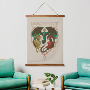 House of the Dragon   Dragon Shield Hanging Tapestry
