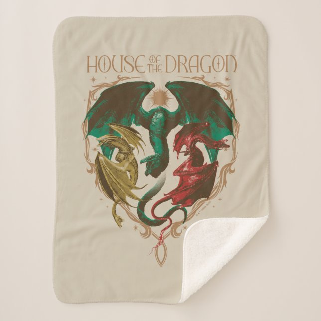 House of the Dragon | Dragon Shield Sherpa Blanket (Front)