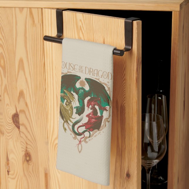 House of the Dragon | Dragon Shield Tea Towel (Thirds Fold)