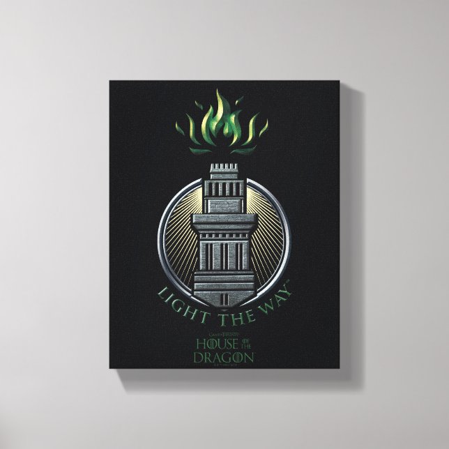 HOUSE OF THE DRAGON | House Hightower Sigil Canvas Print (Front)