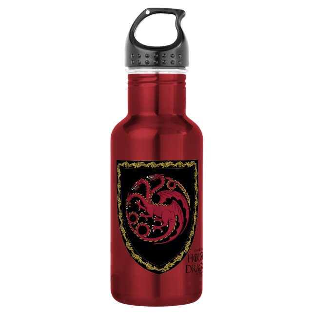 HOUSE OF THE DRAGON | House Targaryen Crest 532 Ml Water Bottle (Front)
