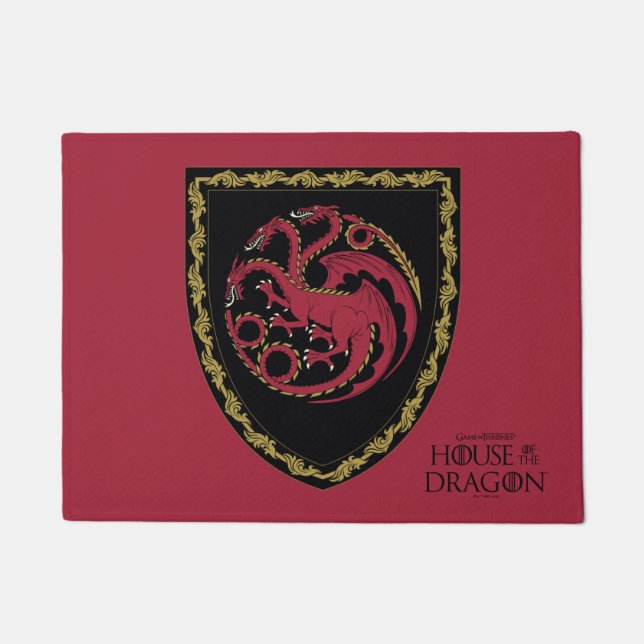 HOUSE OF THE DRAGON | House Targaryen Crest Doormat (Front)