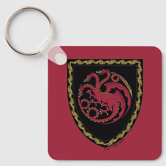HOUSE OF THE DRAGON | House Targaryen Crest Key Ring (Front)