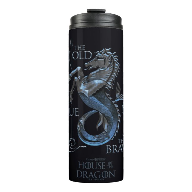 HOUSE OF THE DRAGON | House Velaryon Sigil Thermal Tumbler (Front)