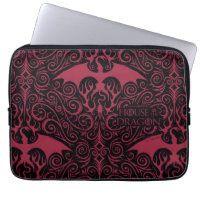 HOUSE OF THE DRAGON | Red Dragon Filigree Pattern