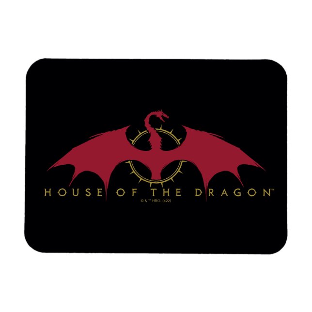 HOUSE OF THE DRAGON | Red Dragon Graphic Magnet (Horizontal)