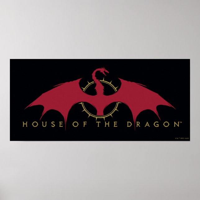 HOUSE OF THE DRAGON | Red Dragon Graphic Poster (Front)