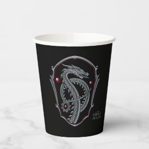 HOUSE OF THE DRAGON   Silver Dragon Badge Paper Cu Cups