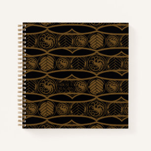 HOUSE OF THE DRAGON   Targaryen Stripe Pattern Notebook