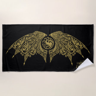 HOUSE OF THE DRAGON | Winged Targaryen Crest Beach Towel