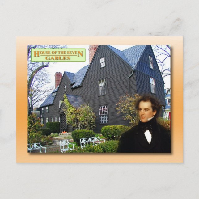 House of the Seven Gables, Salem, Massachusetts Postcard (Front)
