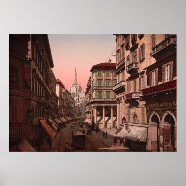 House of Victor Emmanuel, Milan, Italy Poster (Front)