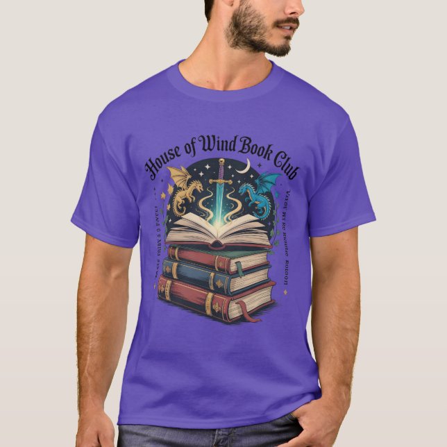 HOUSE OF WIND – BOOK CLUB T-Shirt (Front)
